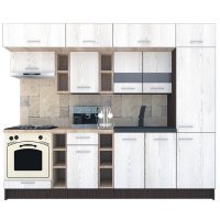 Bucatarie BIGMAR 270 A Wenge / Decor K010